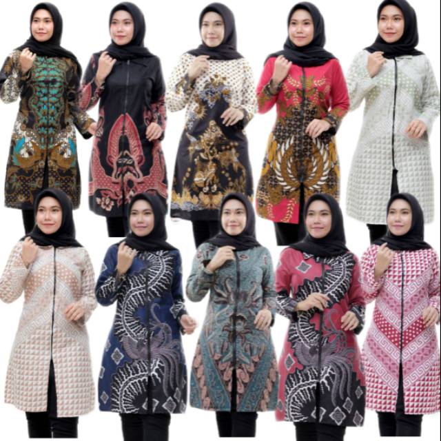 Jual Baju Batik Wanita Blouse Batik Atasan Batik Seragam Kerja Modern Di Lapak Dzakiron Model Seragam Batik Kantor Wanita.