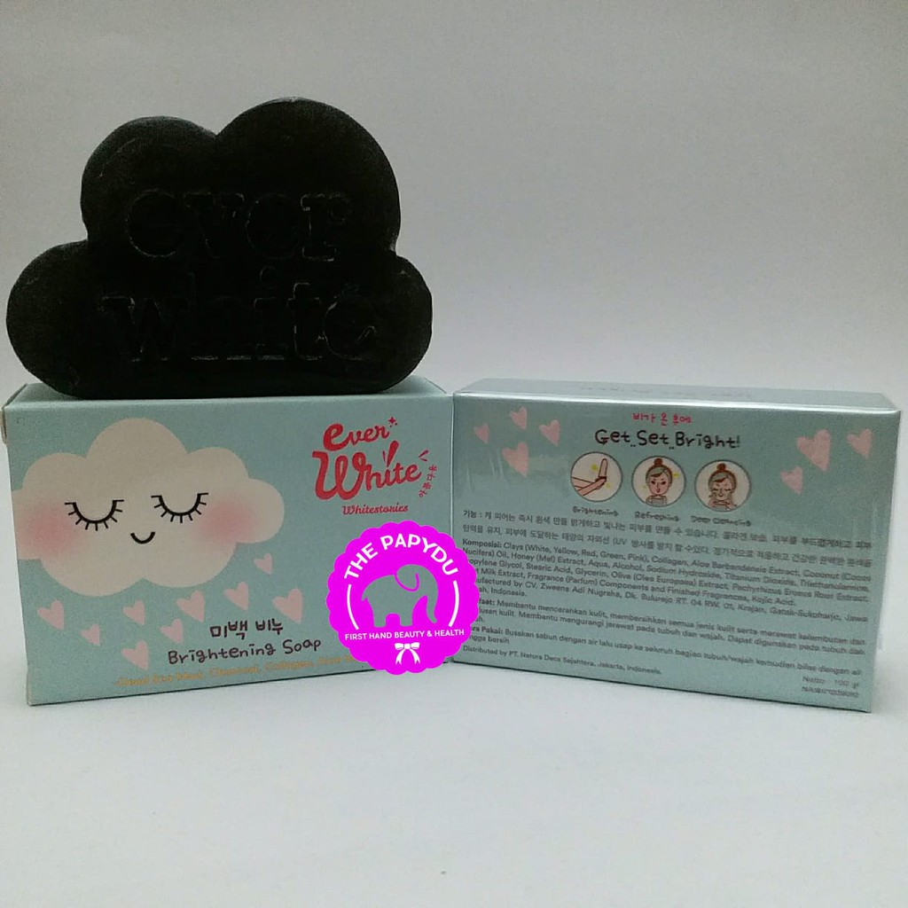 Kami menjamin produk yang kami jual 100% bukan barang palsu. Papydu Everwhite Brightening Soap Sabun Awan Everwhite Original Shopee Indonesia