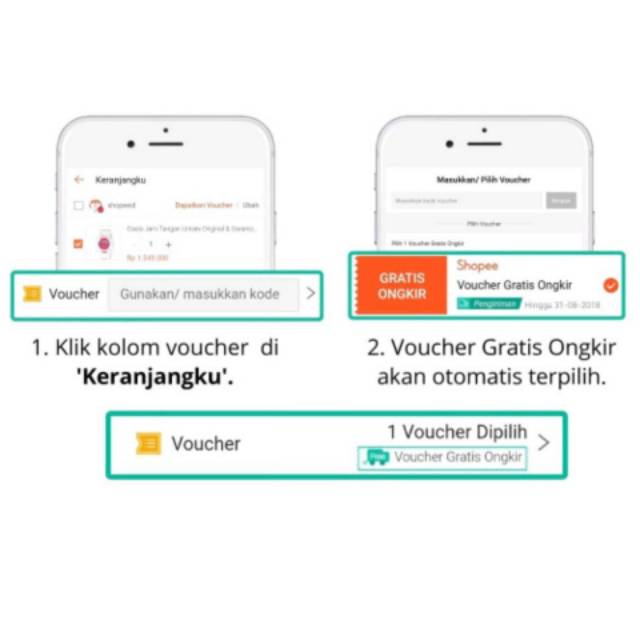 Jadi sobat tetap bisa membeli produk yang harganya hanya 500 rupiah tapi tetap bisa mendapatkan gratis ongkos kirim. Cara Menggunakan Gratis Ongkir Shopee Shopee Indonesia