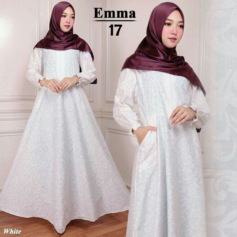Terbaru Baju Gamis Rabbani Gamis Putih Emma Shopee Indonesia