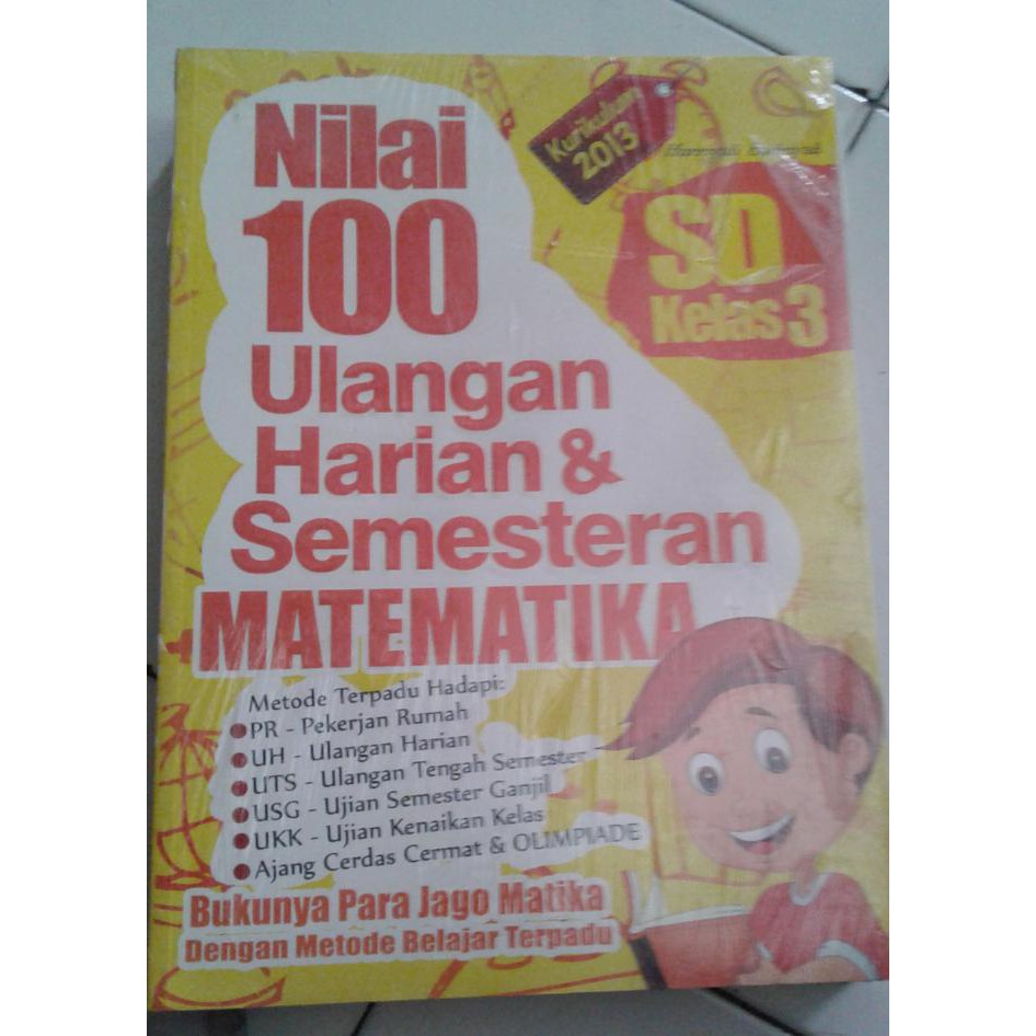 10.11.2015 · kumpulan soal uas / ulangan akhir semester 1 (ganjil) kelas 10 / x sma / ma mapel lengkap kunci jawaban pembahasan. Buku Sekolah Latihan Soal Matematika Kls 3 Sd Shopee Indonesia