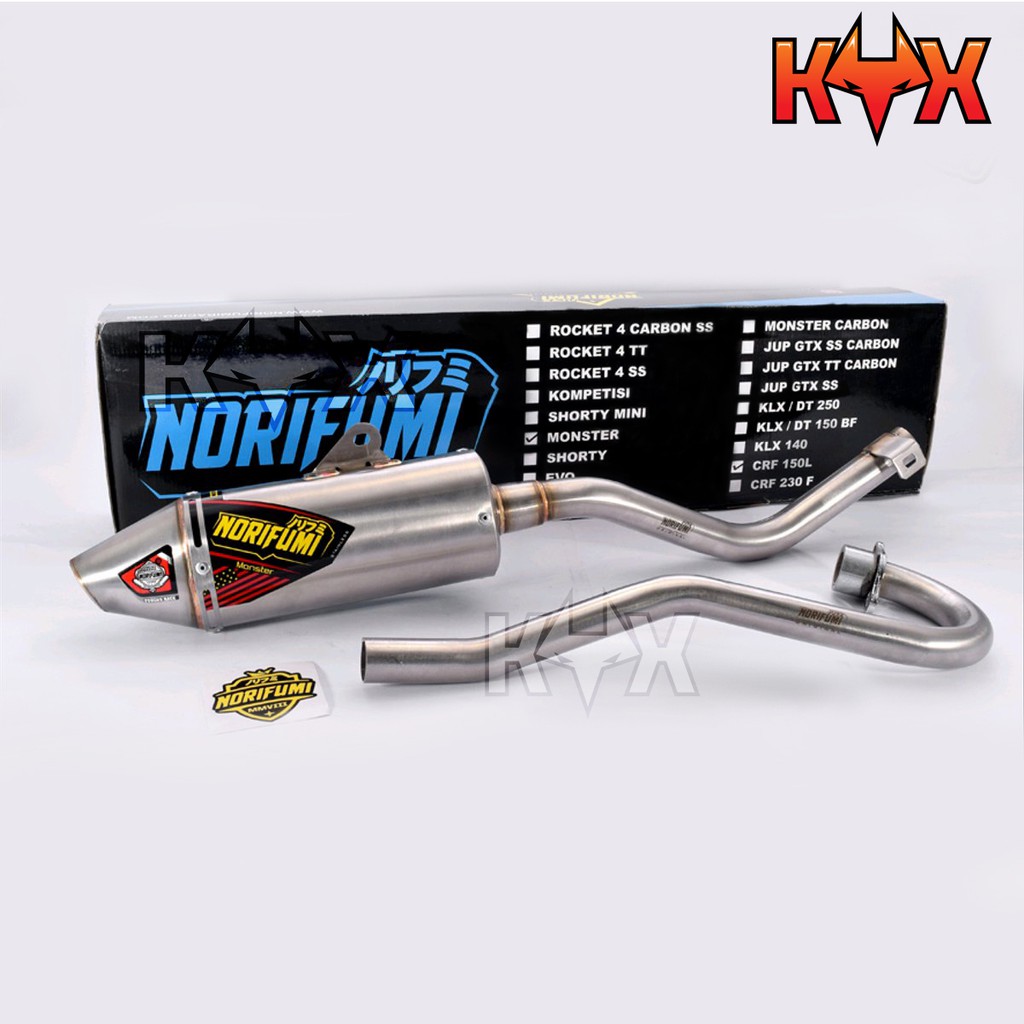 Jual Knalpot Racing Crf 150 L Pro Speed Norifumi Fmf Akrapovic Honda Crf Di Lapak Juragan Knalpot 