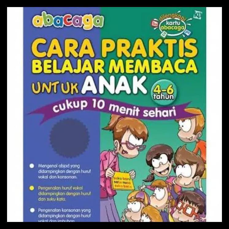 Belajar membaca dengan metode ceria. Gratis Buku Abacaga Cara Praktis Belajar Membaca Untuk Anak 4 6 Tahun Shopee Indonesia