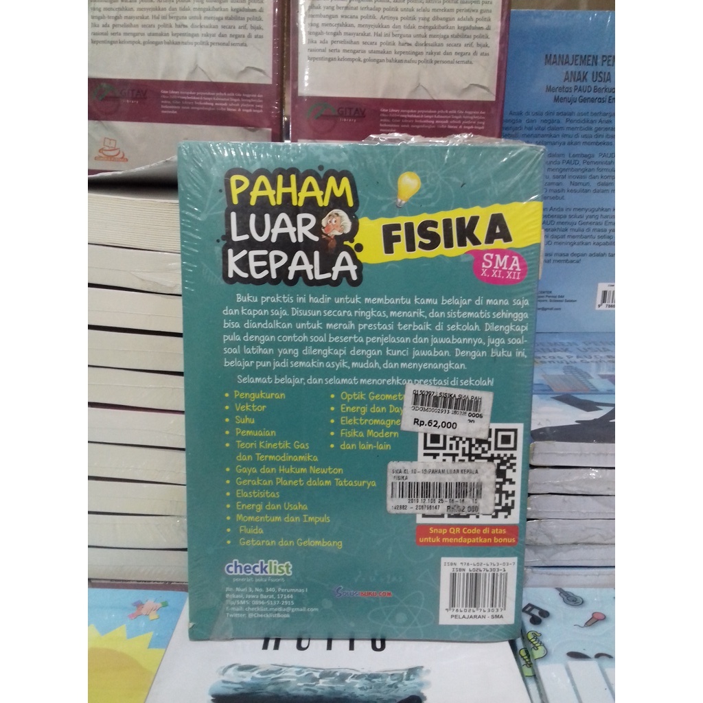 Penggunaan kata lepen juga biasa digunakan di artikel, berita, jurnal dan lain sebagainya. Jual Paham Luar Kepala Fisika Sma X Xi Xii Indonesia Shopee Indonesia