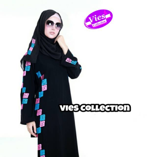 Terbaru Model Gamis Turki Abaya Pakistan Bordir Warna Shopee