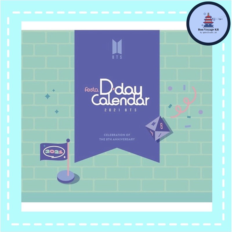 SUDAH DI CO OPEN SHARING BTS FESTA D-DAY CALENDAR 2021 | Shopee Indonesia