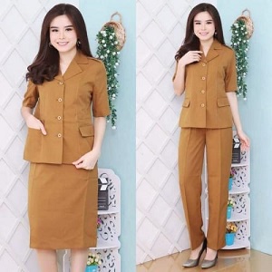 Jual Jasa Jahit Seragam PNS Wanita Reguler Indonesia|Shopee Indonesia