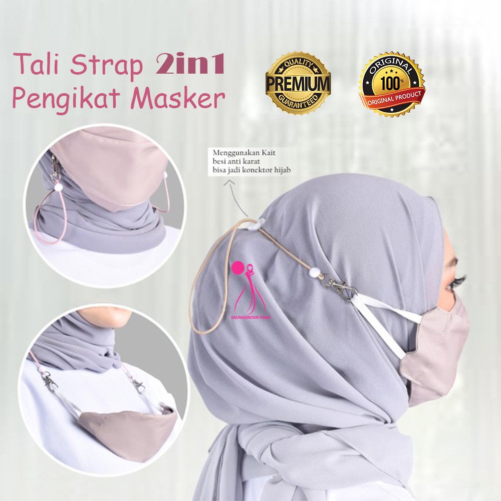 Masker motiftdk kain 3 ply anak remaja dewasa hijab/telinga non medis. Jual Tali Strap Masker Hijab Anak Remaja Dewasa Viral Terbaru Super Elastis Pengait Besi Anti Karat Murah Indonesia Shopee Indonesia