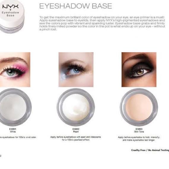 Nyx has confirmed they do not test their products or ingredients on animals or ask others to test on their behalf. Jual Nyx Eyeshadow Base Shade White Original Indonesia Shopee Indonesia