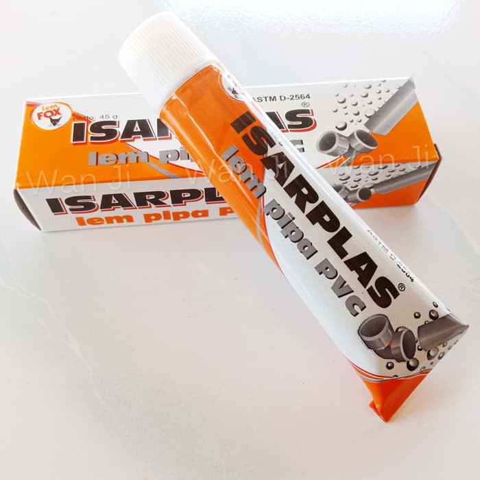 Lem Pipa PVC | Lem Paralon | Lem Plastik Akrilik | Lem Isarplas Fox |  Shopee Indonesia