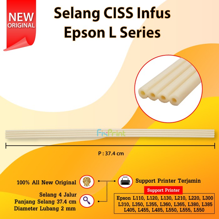 Sebelumnya admin biasanya memperbaikinya melalui cleaning namun . Selang Ciss Infus Printer Epson L Series L110 L120 L210 L300 L350 L355 Shopee Indonesia