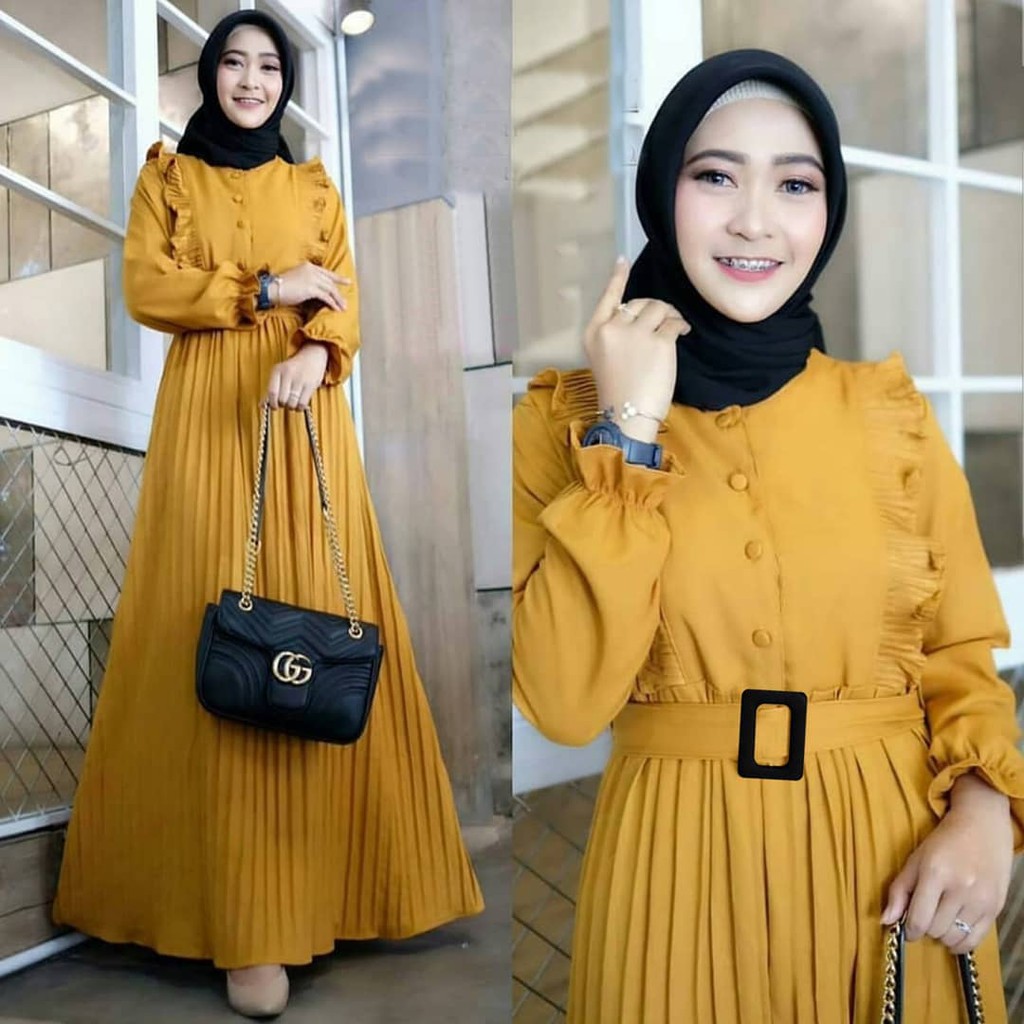 Khenca Dress Baju Gamis Remaja Best Seller Shopee Indonesia