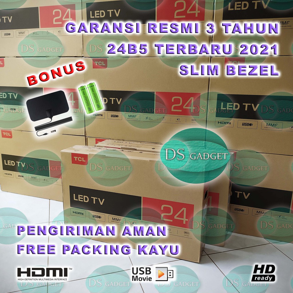 Tv samsung ultra slim 29 mati total, b+ terukur drop, tr horizontal. Tcl Led Tv 24 Inch Garansi Resmi 3 Tahun 24b5 Shopee Indonesia