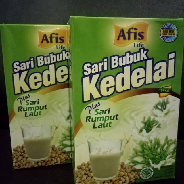 Jual Susu sari kedelai dan sari rumput laut AFIS Indonesia|Shopee Indonesia