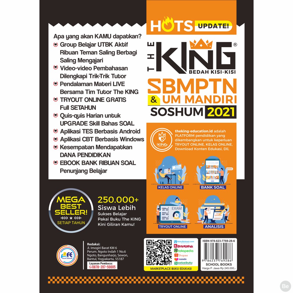 Haloo guys, di video kali ini kita membahas tentang buku yang hits banget untuk persiapan utbk ! Lebih Bagus Buku Wangsit Atau The King Masnurul