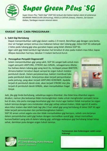 Obat Herbal Untuk Sakit Gigi 1 Menit Sembuh Shopee Indonesia