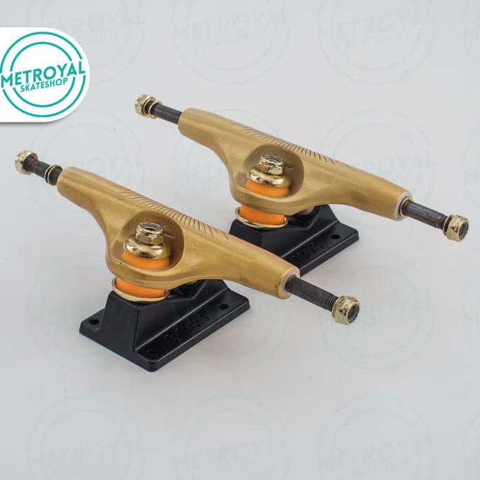 Ultimate by zuuks games, you will start your very own trucking and logistics company. Jual Skateboard Truck Etaks Truck Stay Gold Size 5 2 Shopee Indonesia