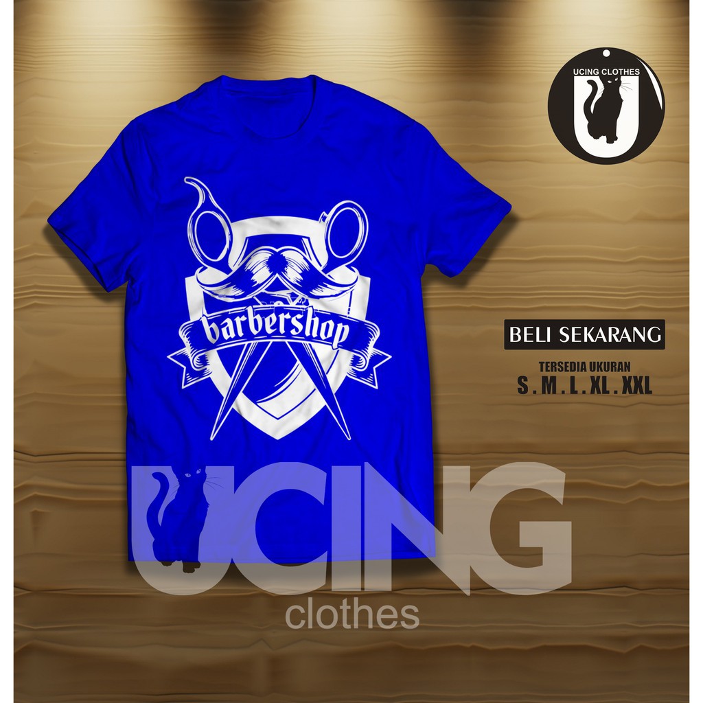 Kaos Baju Barbershop New Aq Shopee Indonesia