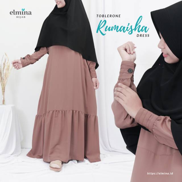 Rumaisha Dress Gamis Syari By Elmina Shopee Indonesia