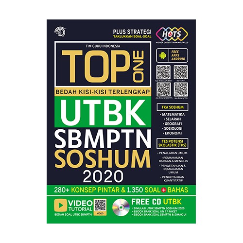 Bebas buku bank soal utbk tps dan tka saintek 2022. Top One Bedah Kisi Kisi Terlengkap Sbmptn Soshum 2020 Free Bubble Wrap Shopee Indonesia