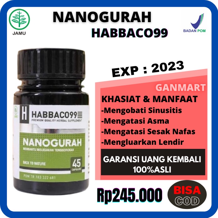 Menarik dan membuat napas melalui mulut bisa . Obat Gurah Nanogurah Melegakan Tenggorokan Sinus Asma Sesak Nafas Shopee Indonesia