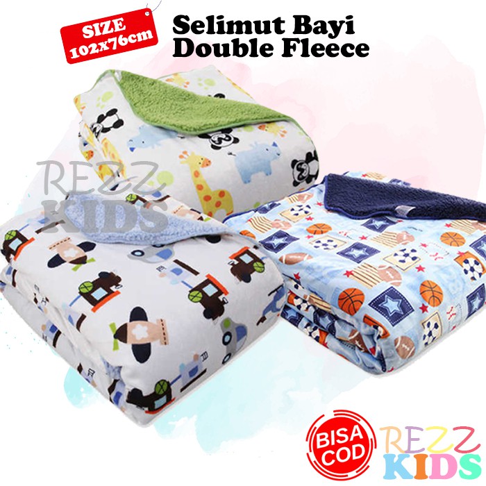 Jual Selimut Bayi Lembut Bulu Halus Double Fleece Baby Blanket RZ136  Indonesia|Shopee Indonesia