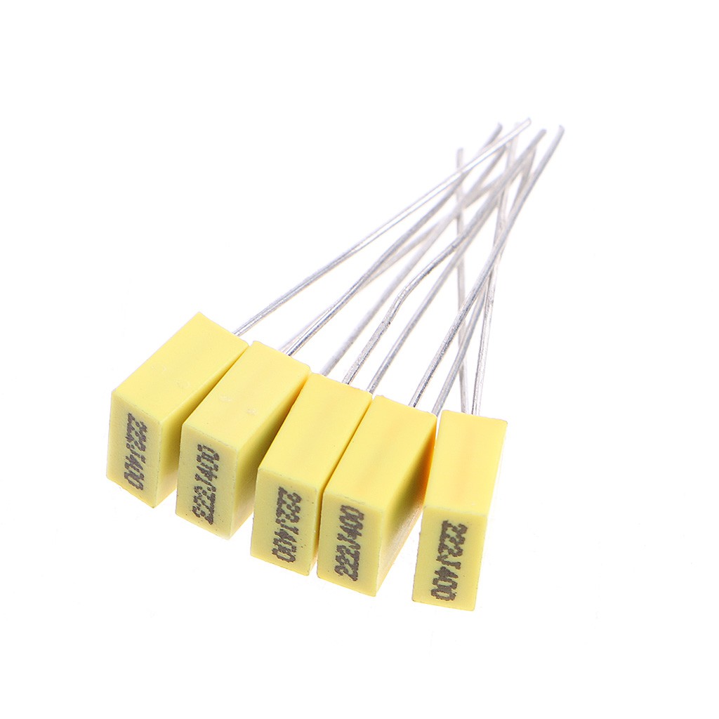50pcs Set Kapasitor 10 Ukuran Bungkus Pengaman Film Plastik Polypropylene 1nf 0 47uf