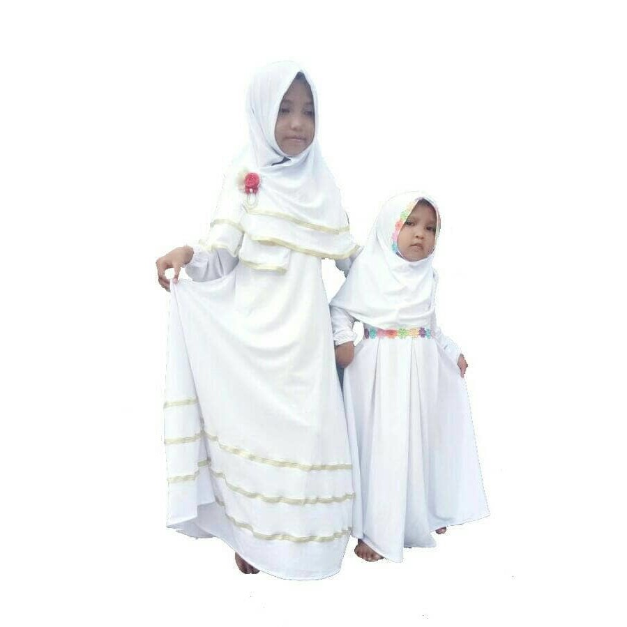 Jual Baju Muslim Anak Gamis Seragam Manasik Haji Anak Perempuan