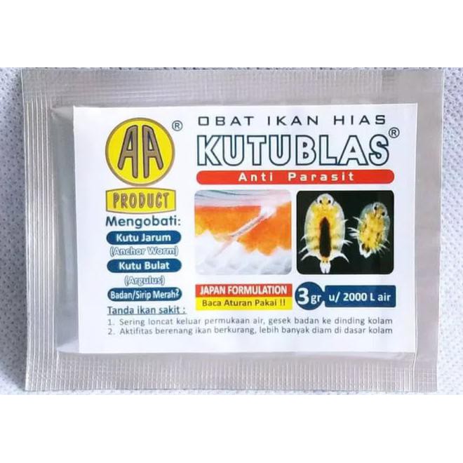 Kutublas Obat Hewan Obat Kutu Ikan Argulus Kutu Jarum Ikan Koi