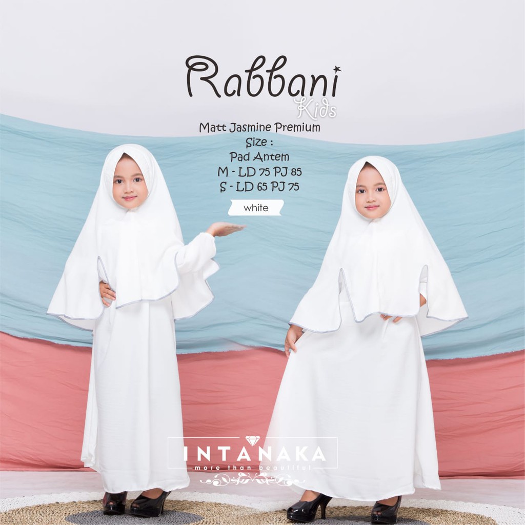 Setelan Gamis Anak Rabbani Kids Ori Intanaka Shopee Indonesia