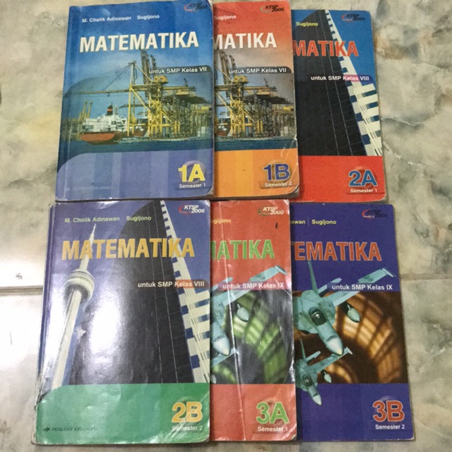 Buku Matematika Smp Kelas 1 2 Dan 3 Ktsp 2006 Indonesia 