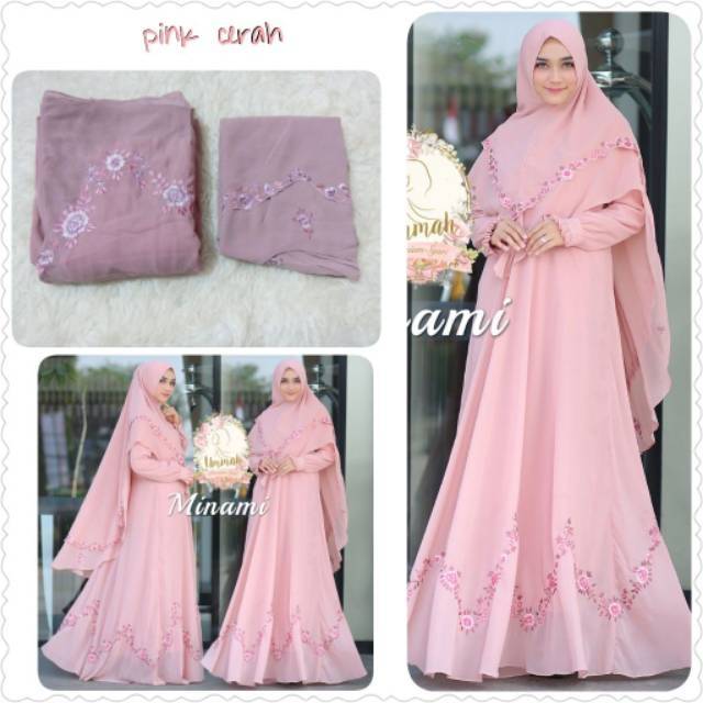 Minami By Ummah Original Brand Gamis Syari Cerruty Best Quality