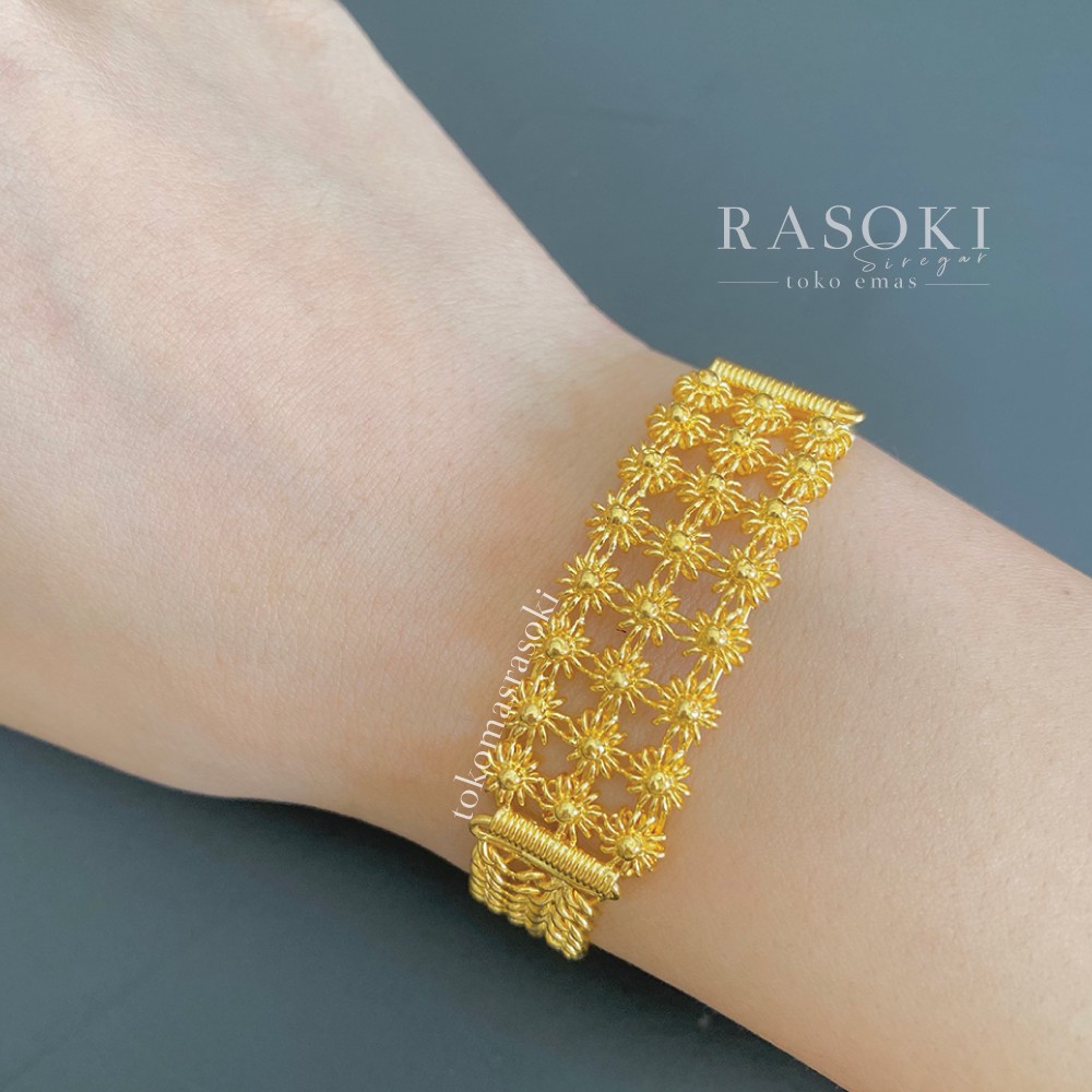 GELANG EMAS 30 GR EMAS 24 LM LONDON 99,9% | Shopee Indonesia