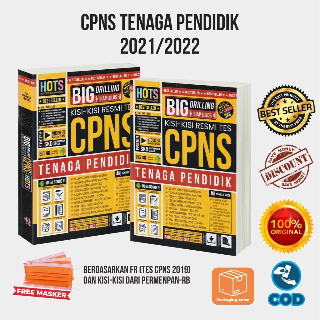 Shopee, angka ini lebih besar dari netto karena sudah termasuk kemasan dan. Buku Tes Cpns Pppk P3k 2021 Hots Big Bank Drilling Tenaga Pendidik Kisi Kisi Resmi Ter Murah Update Shopee Indonesia