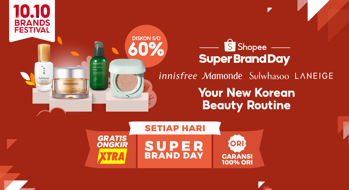 10 10 Setiap Hari Super Brand Day Gratis Ongkir Xtra Garansi 100 Ori