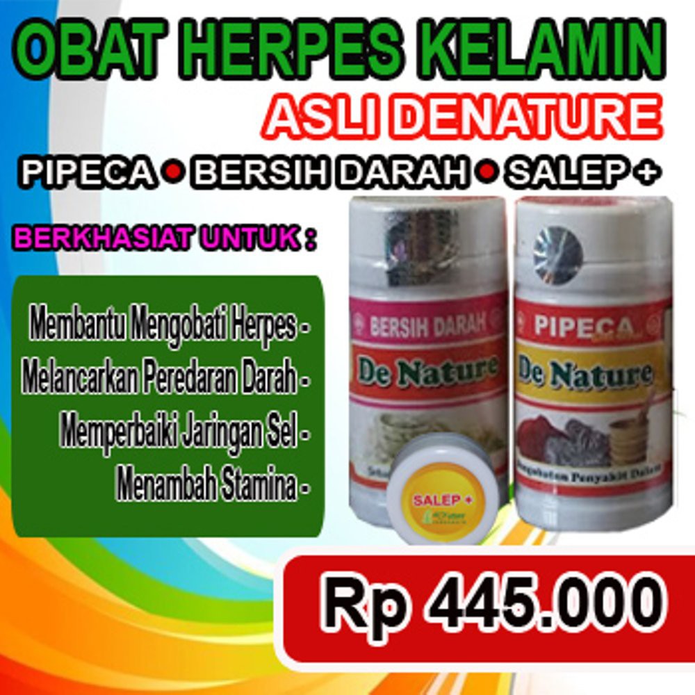 Obat Herpes 100 Ori De Nature Shopee Indonesia