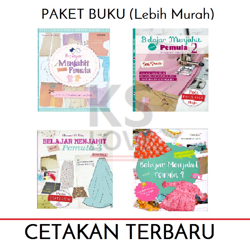 Belajar menjahit dengan membaca buku jahitan. Baru Paket Buku Panduan Belajar Menjahit Untuk Pemula Dengan Pola Khasanah Terlaris Shopee Indonesia