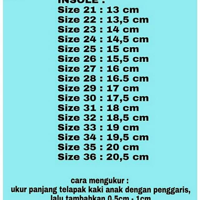 Meskipun ketiga ukuran ini memiliki panjang kaki yang sama akan tetapi pada merek sepatu tertentu dapat lebih besar atau kecil. Size Chart Shopee Indonesia