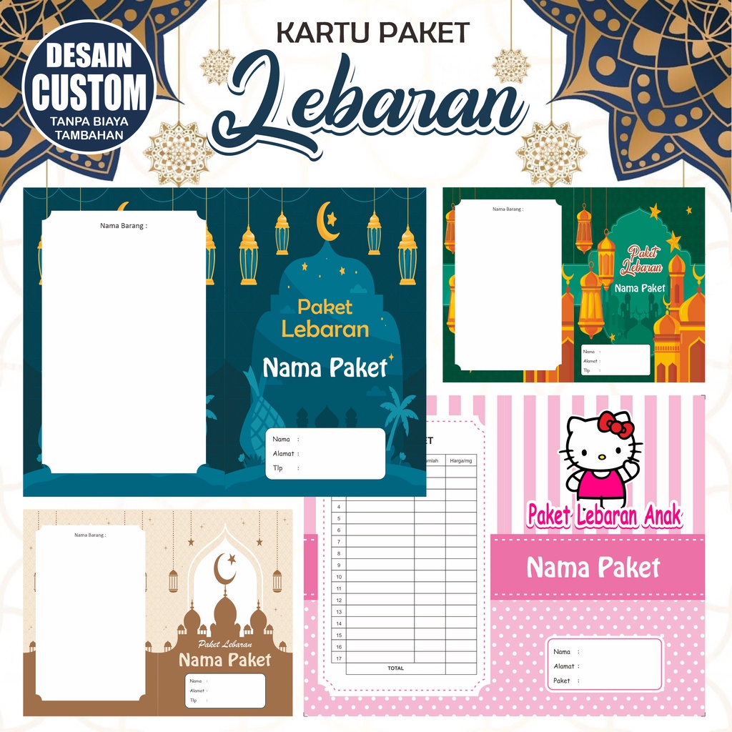 Tersangka mengadakan arisan lebaran ini sejak tahun 2014. Contoh Kolom Buku Arisan
