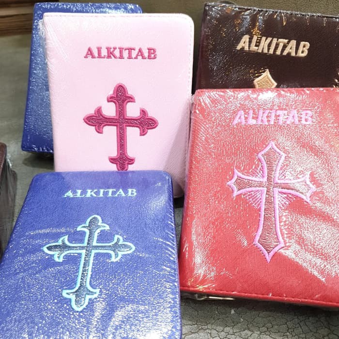 Mewah dengan gambar ayat alkitab cetakan kutipan inspirasional dekorasi . Alkitab Kecil Cover Salib Metalik Shopee Indonesia