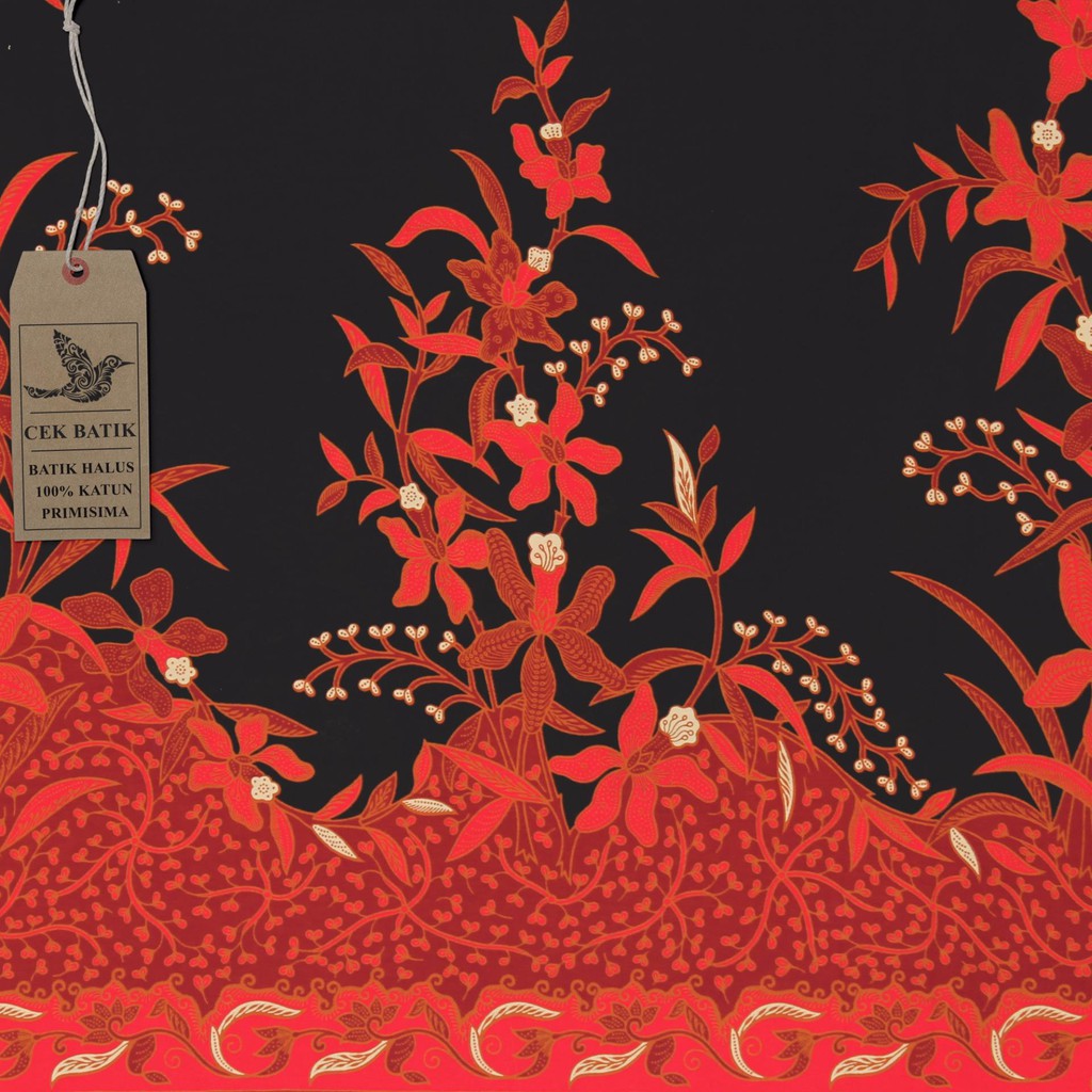 Maybe you would like to learn more about one of these? Kain Batik Motif Bunga Akar Hitam Manis Kombinasi Mroon Merah Cream Shopee Indonesia