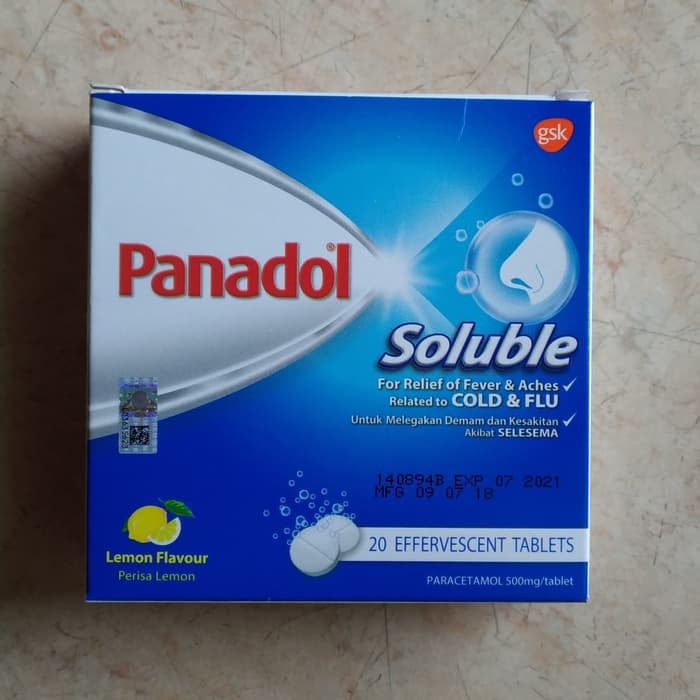 Obat Sakit Kepala Paramex Obat Demam Panadol Soluble Cold