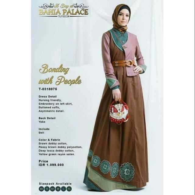 Jb gamis / maxy / long dress ncv maxy combed pr001 harga 103.000 berat barang : Jual Tuneeca Bahia Palace Gamis Tuneeca Tuneeca Sale Indonesia Shopee Indonesia