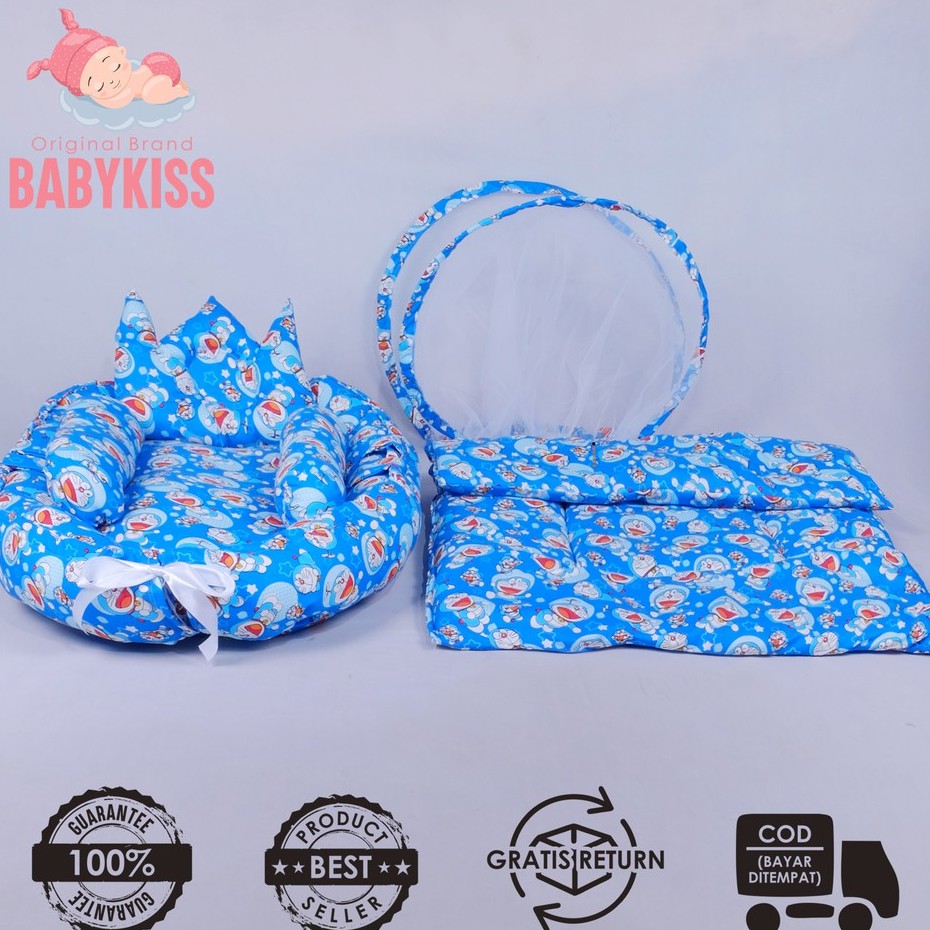 Jual Kasur Bayi Perahu Murah Lucu Motif Doraemon | Tempat Tidur Bayi Model  perahu | Perlengkapan Bayi New Indonesia|Shopee Indonesia