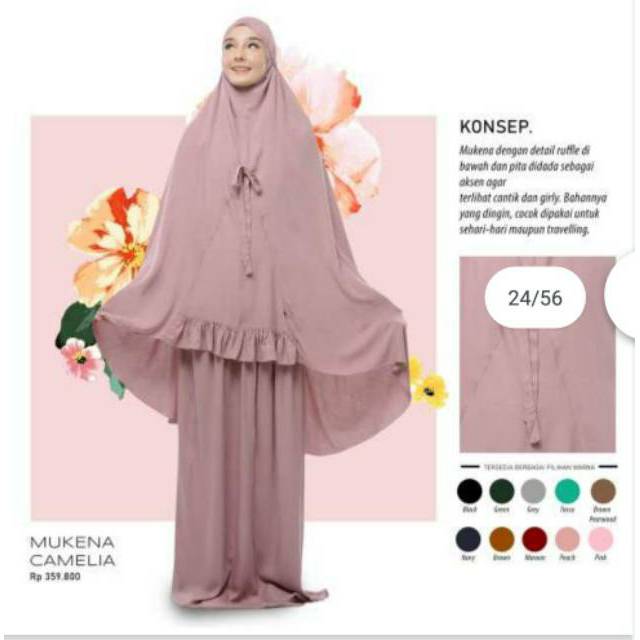 Mukena Camelia Rabbani Original New 2020 Shopee Indonesia