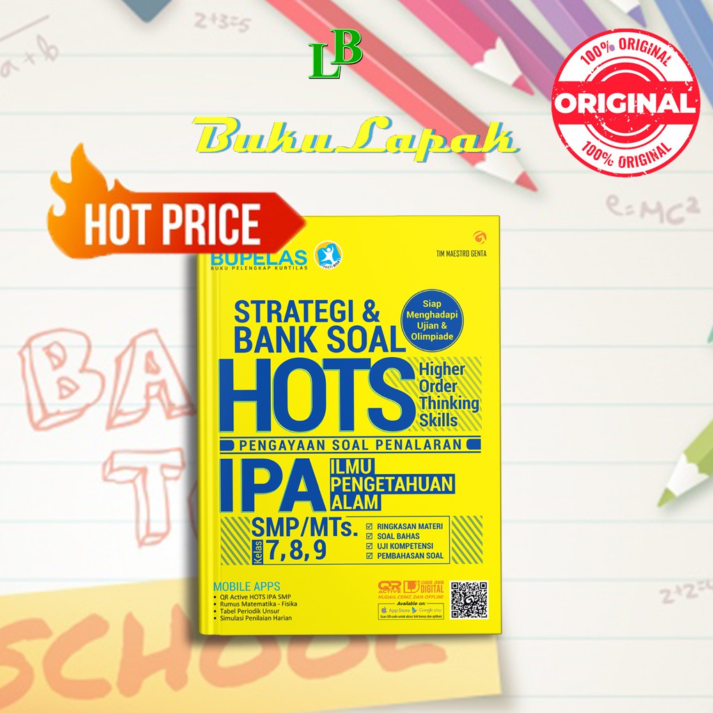 Apa yang akan dipelajari ? Buku Ipa Smp Buku Soal Ipa Hots Strategi Bank Soal Hots Ipa Smp 7 8 9 Buku Smp Shopee Indonesia