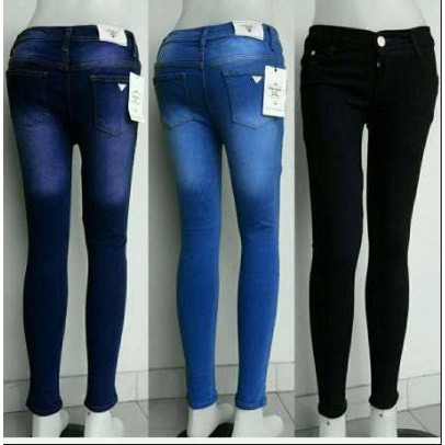 Cek promo celana panjang & legging, ongkir dan ulasan pakaian wanita. Premium Jeans Wanita Kekinian Designkorea Bahan Melar Size