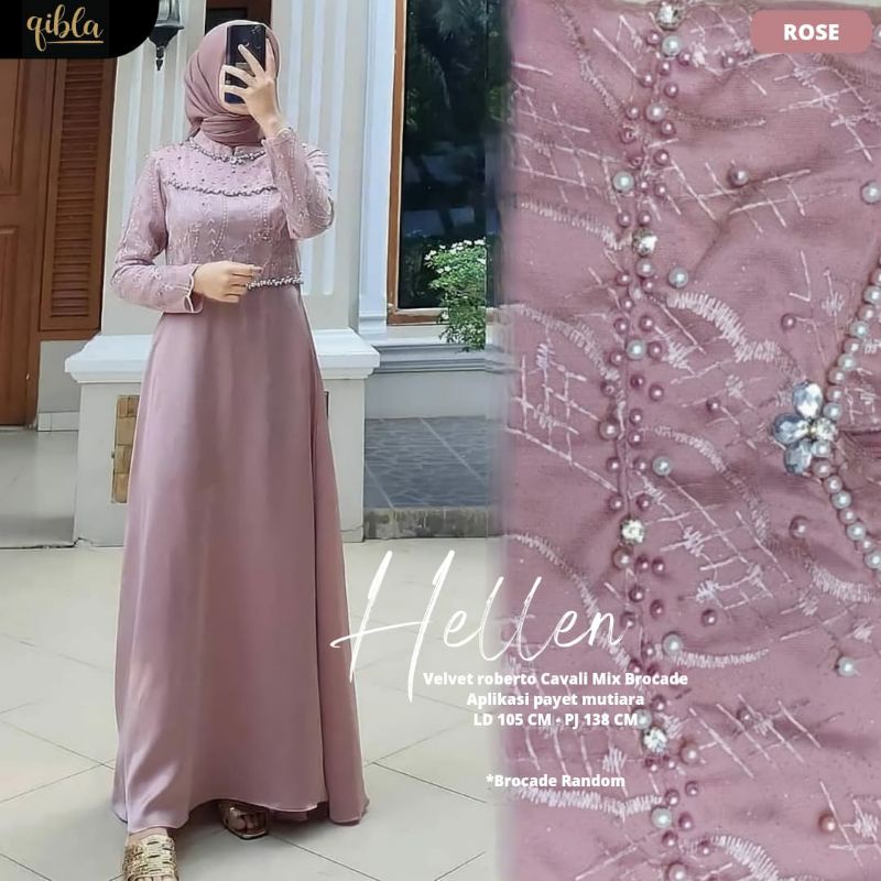 Discover short videos related to ex5 warna rose gold on tiktok. Jual Terbaru Gamis Model 2021 Helen Dress Gamis Muslim Gamis Kondangan Indonesia Shopee Indonesia