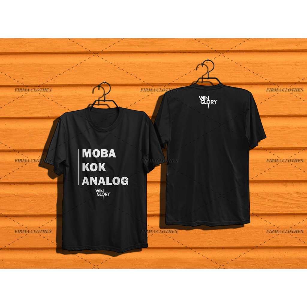 BAJU KAOS T-SHIRT VAINGLORY MOBA KOK ANALOG | Shopee Indonesia