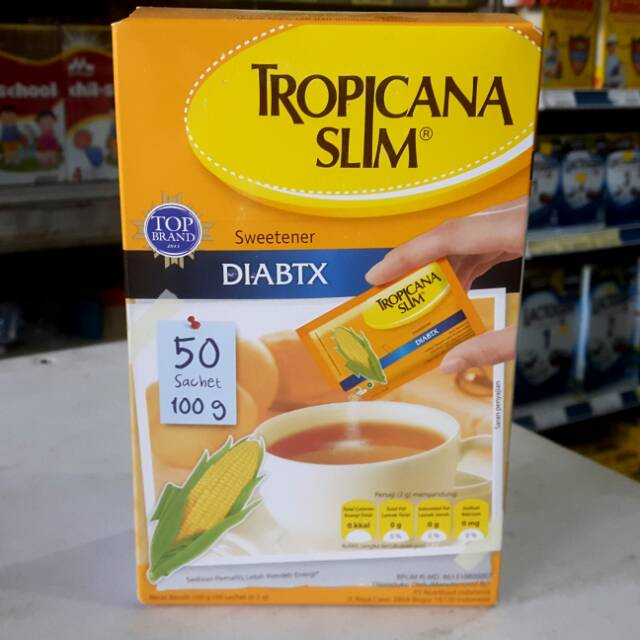 Tropicana Slim Diabtx Isi 50 Sachet Indonesia Tropicana Slim Gula Jawa.